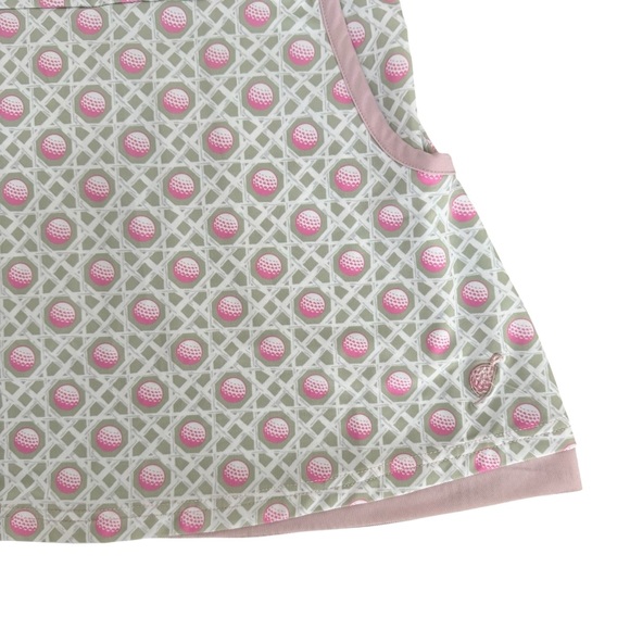 Turtles & Tees Golf Print Dotty Athletic Dress size Small/6-7 - Picture 6 of 10